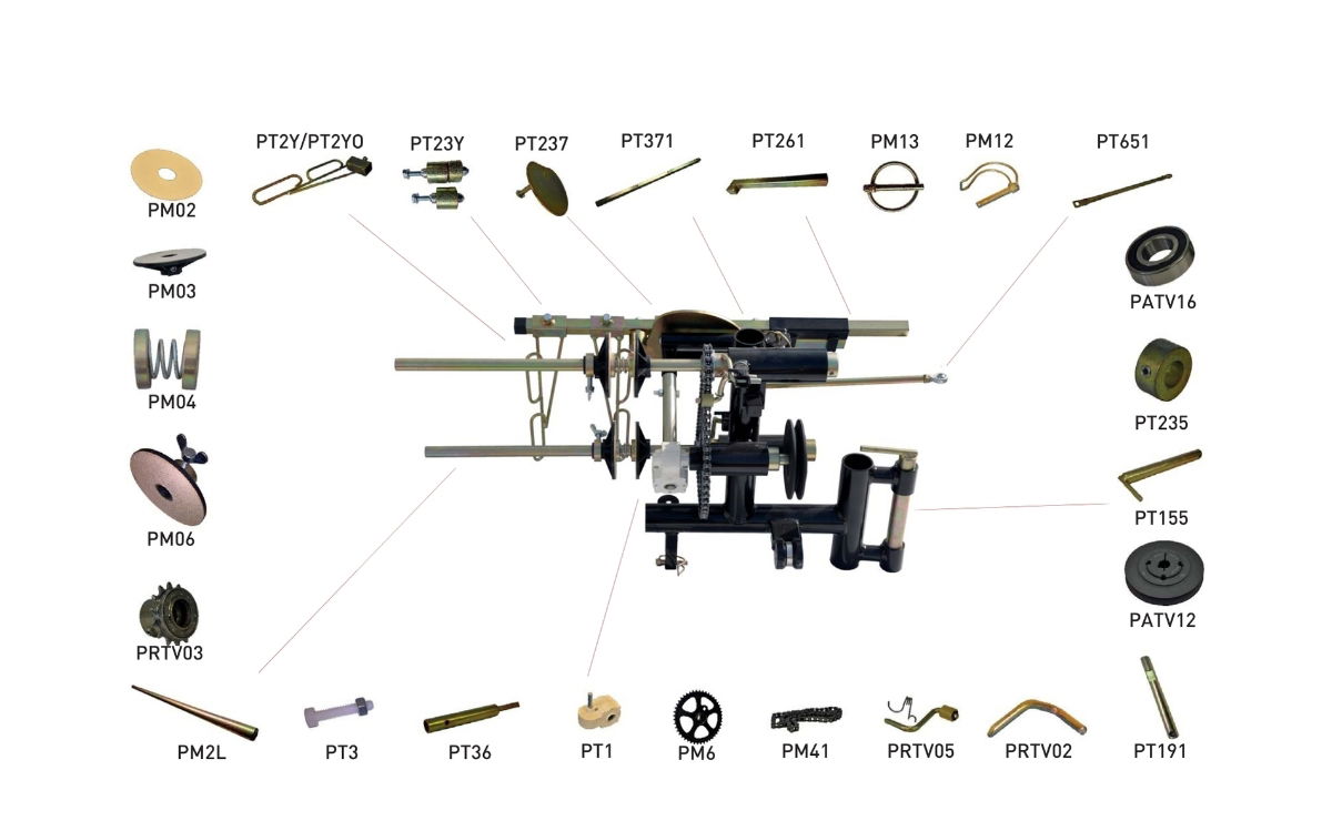 Spare Parts for RTV Winder Body