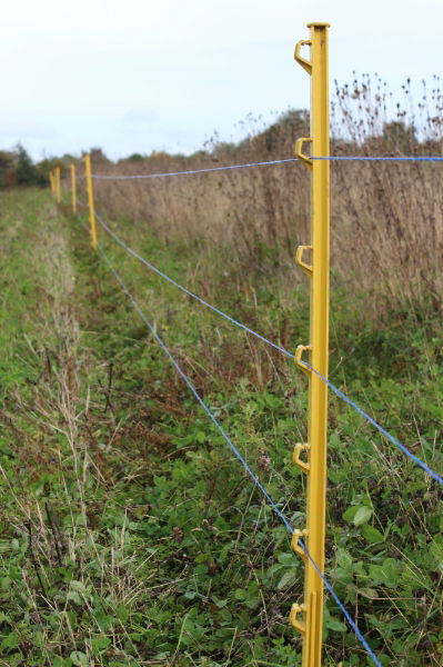 600m - Three-Line Lightweight Fence Kit YELLOW/BLUE