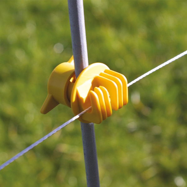 Yellow Steel Post Insulators