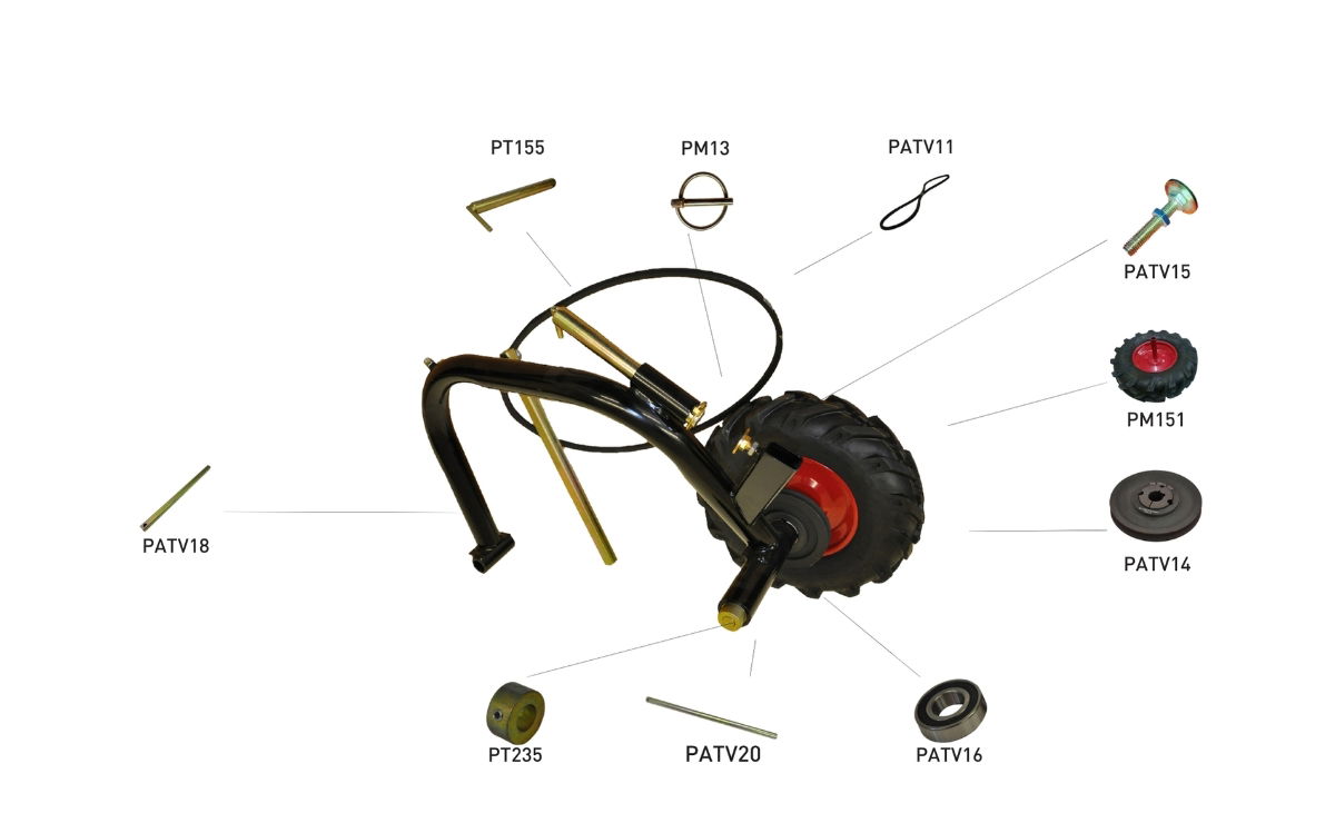 Spare Parts for ATV Winder Wheel Arm